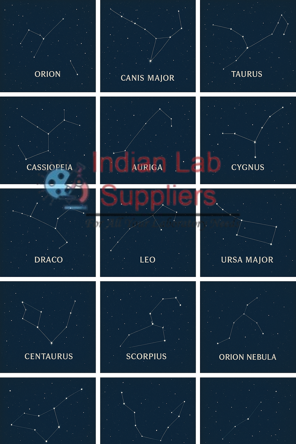 Astronomy Charts Set (12)